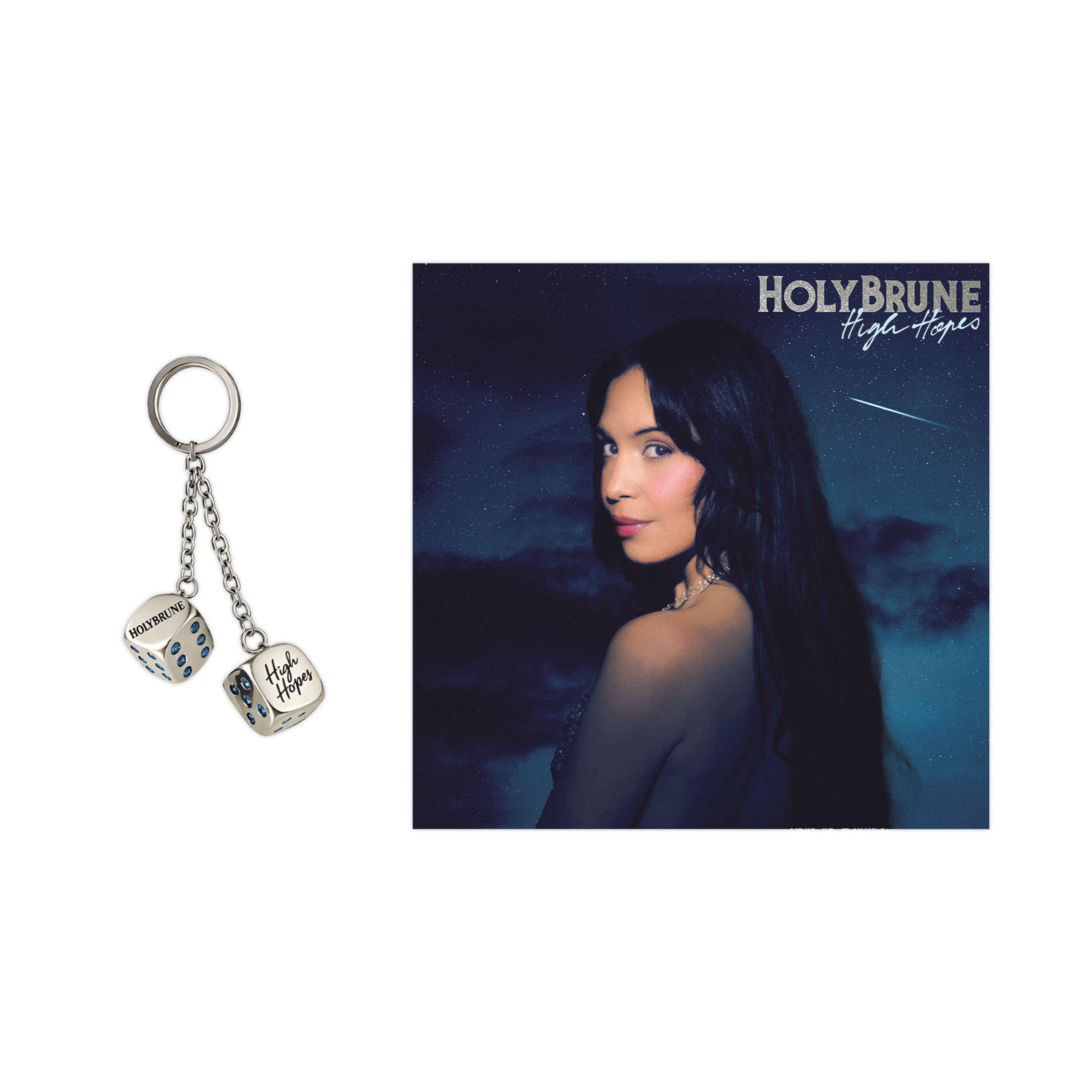 Signed vinyl + Limited edition collector's keychain