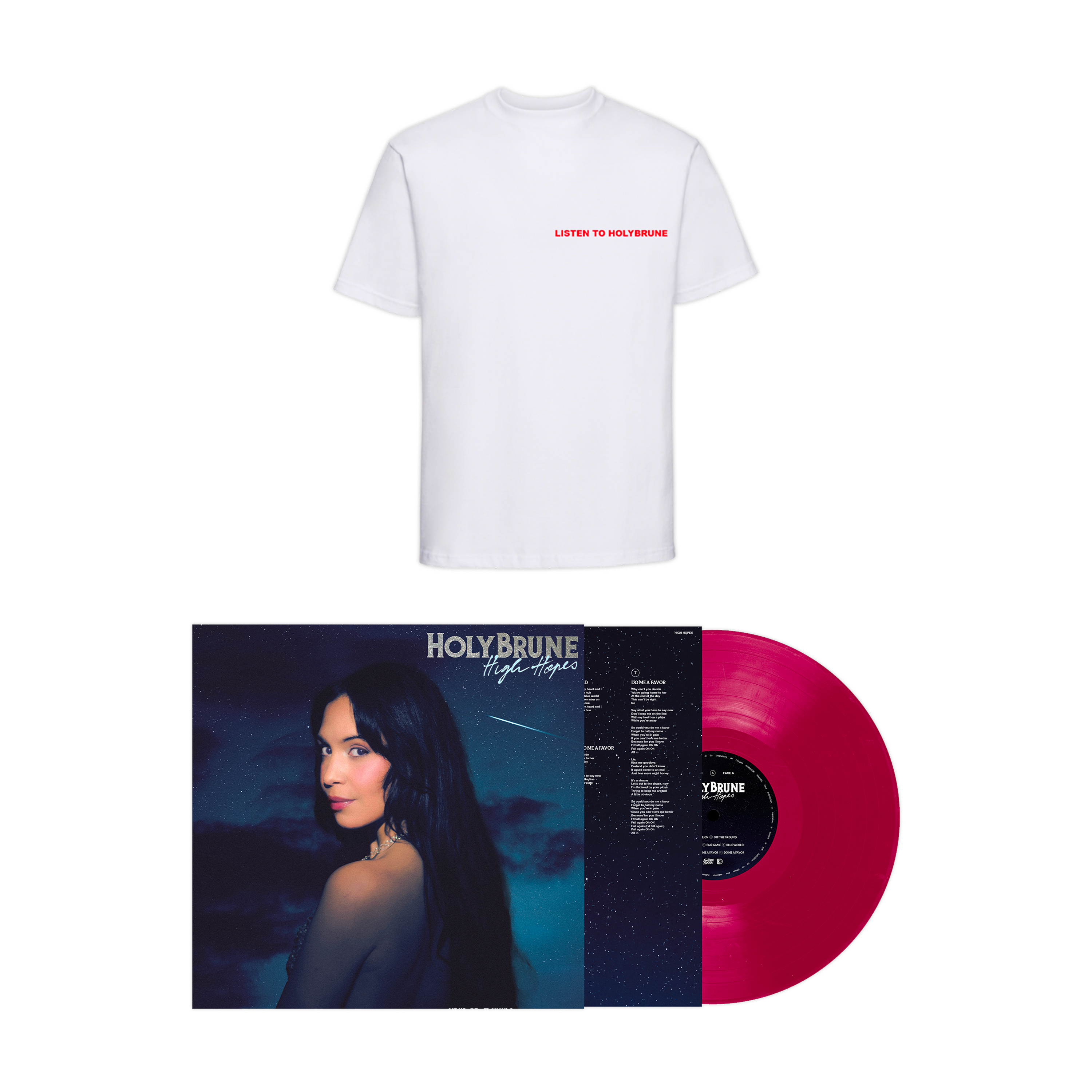 Vinyle + T-shirt unisexe au choix