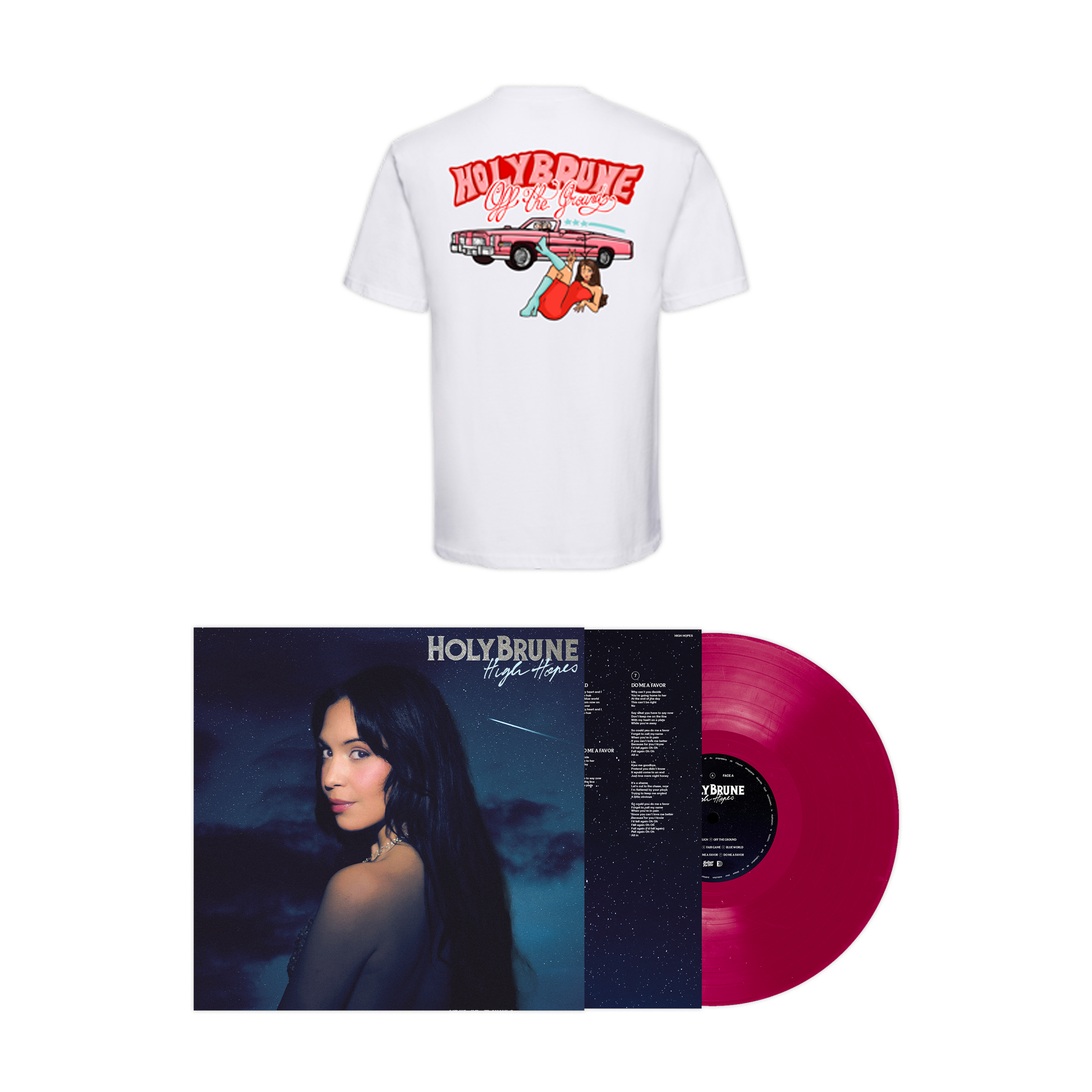 Vinyle + T-shirt unisexe au choix