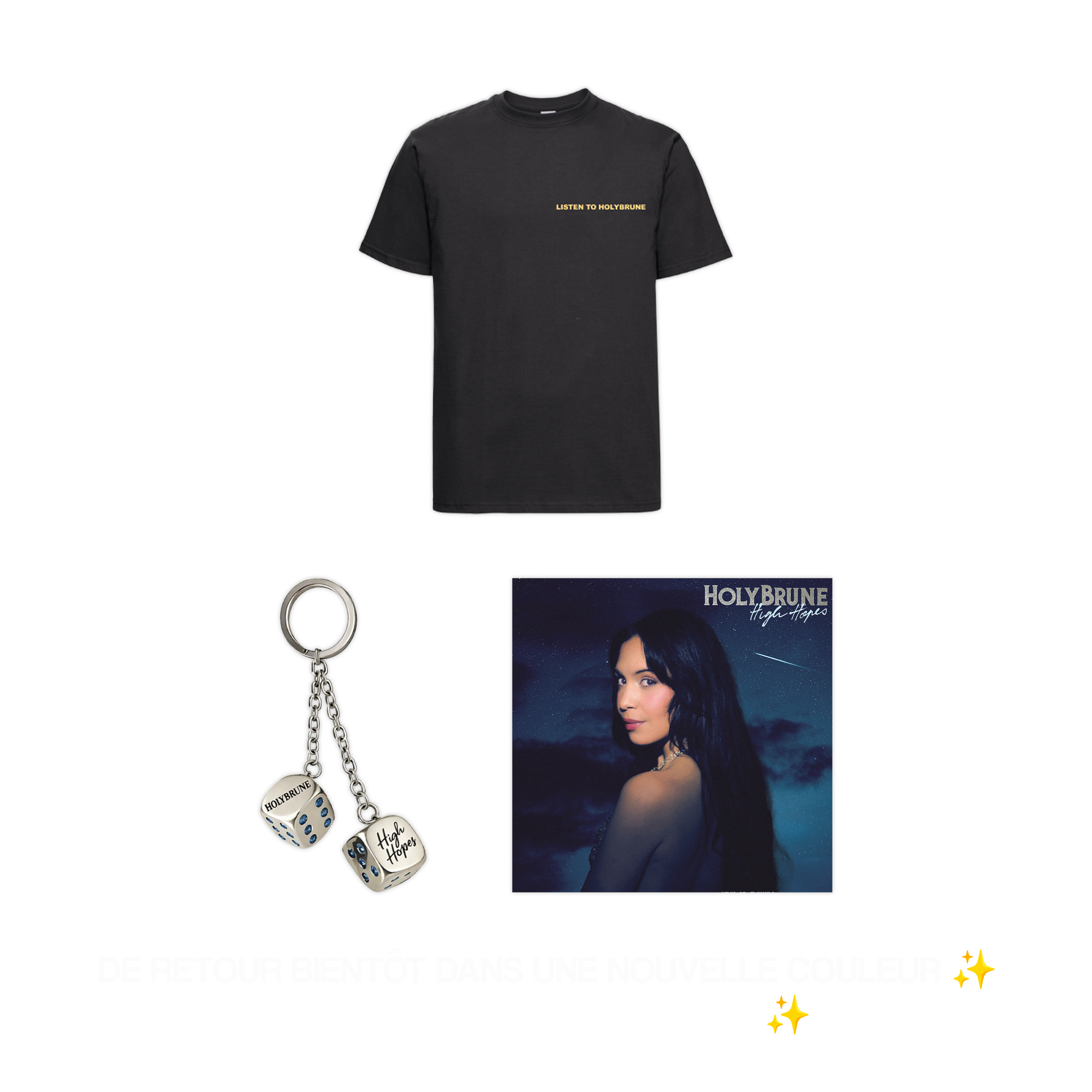 Vinyle dédicacé + Porte-clés collector limité + T-shirt unisexe au choix