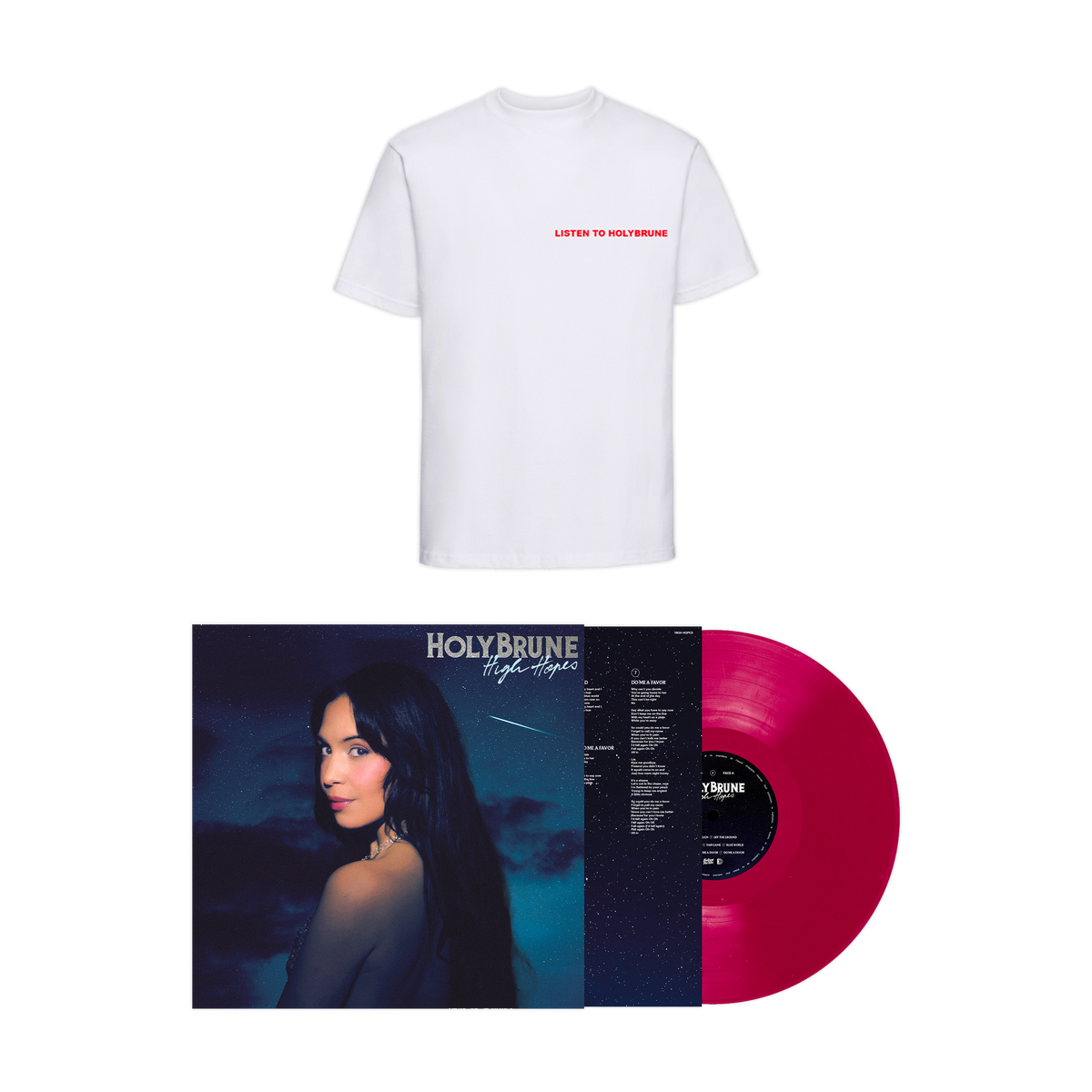 Vinyle + T-shirt unisexe au choix